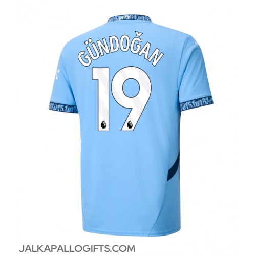 Manchester City Ilkay Gundogan #19 Kotipaita 2024-25 Lyhythihainen